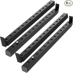 Adjustable Window Security Bars, Window Bars Security Inside Vertical, Window Bar Lock Prevent Burglary, Window Safety Bars for Children, Window Stick Extend from 16.3-29.3 in(Black -4 pcs)