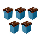 20 Amp J-Case Low Profile (Mini) Fuse 16mm for Pickup Trucks, Cars and SUVs (20A, 5 Pack)