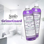 STANLEY HOME PRODUCTS GrimeGuard Bathroom Cleaner - Bleach Free & Non Abrasive Eco Shower & Kitchen Tiles Disinfectant & Deodorizer - Cleans Grime (Refill Bottle)