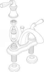 ALITZ 1224 / 1224B Replacement Faucet Cartridge 2-Pack – Compatible with Moen Two Handle Faucets & Tub Showers – Hot & Cold Water, Fix Leaks, Smooth Handle Rotation