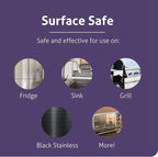 Therapy Stainless Steel Wipes, 30 Count (2 Pack) - Appliance Cleaner for Fridge, Dishwasher, Oven, Stove, Sink, Microwave, and More - Removes Smudges, Fingerprints, and Leaves a Streak-Free Shine