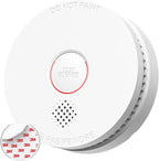 SITERLINK Smoke Detectors,Replaceable Battery Included Smoke Alarms with 10 Hours Silence Button,Photoelectric Sensor Smoke Detector,Fire Detectors for Home,ETL-9th Listed,GS509A 1-Pack