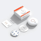 Jemay Smoke Detector, 10 Year Life Fire Alarms Smoke Detectors with Advanced Photoelectric Technology, Battery Operated Smoke Fire Alarm with LED Indicator & Silence Button, 2 Packs