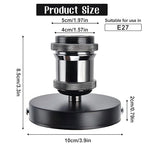 E26/E27 Screw Head Light Socket 100-240V Vintage Ceiling Light Wall Lamp Bulb Holder Socket for Hallway,Kitchen,Basement,Garage,Bar,Restaurant (Black)