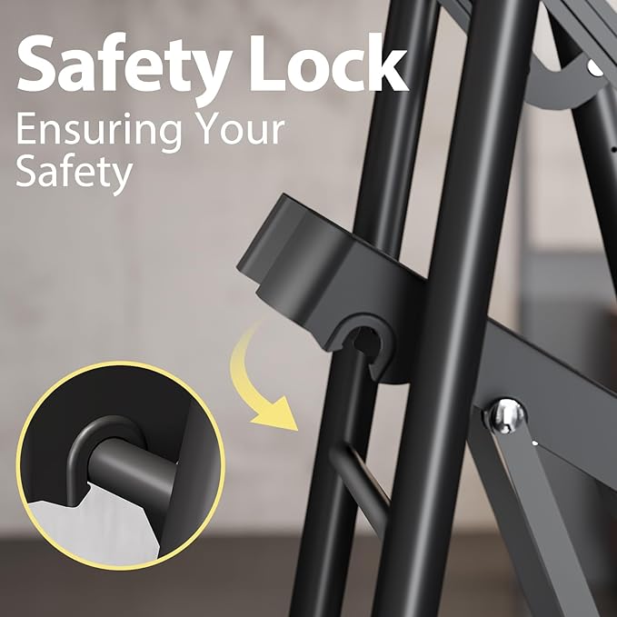 KINGRACK 4 Step Ladder with Tool Platform, Sturdy Step Stool, Anti-Slip Wide Pedals, Handrail, Foldable Step Ladder, Pass 900LBS Testing, Multi-Use for Home, Garage, Garden, Painting, Black