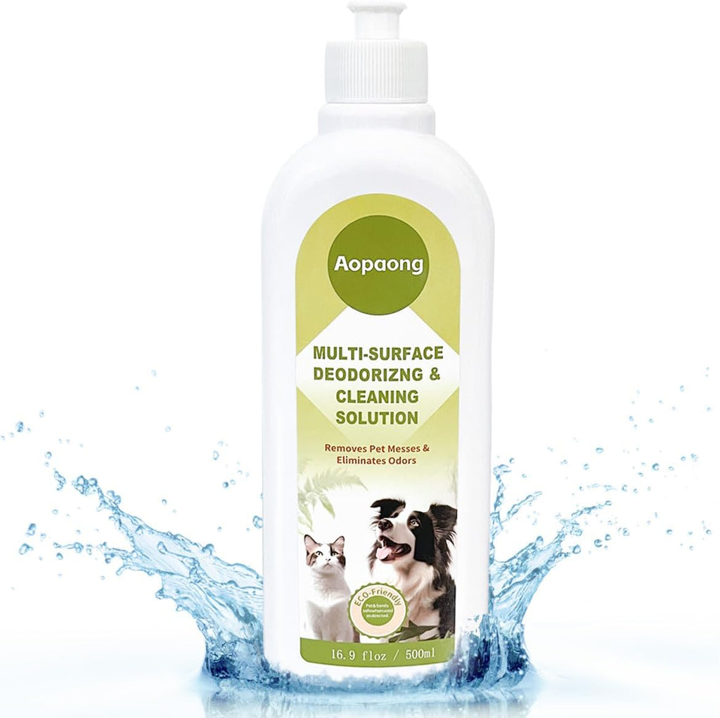 Multi-Surface Floor Cleaning Solution Household Floor Cleaner Care for All Robot Vacuums with Mopping and Cordless Wet/Dry Vacuums (16.9Fl Oz/500ML)