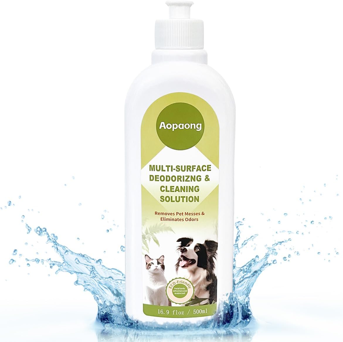 Multi-Surface Floor Cleaning Solution Household Floor Cleaner Care for All Robot Vacuums with Mopping and Cordless Wet/Dry Vacuums (16.9Fl Oz/500ML)