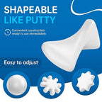 12Pack Quick Repair Mud and Waterproof White Sealing Putty - Pipe Sealing Repair Sealing Clay, Ideal for Air Conditioning Gaps, Wall Holes and Drain Connections