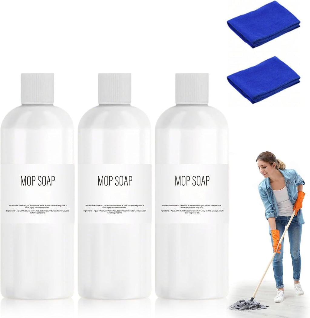 Mop Soap Brazilian Waves, 2026 New R&W Highly Scented Brazilian Waves Mop Soap for Floor Cleaning, Leaves a Luxury Lasting Scent, Multisurface Deep Cleans Tough Floor Stains (3)