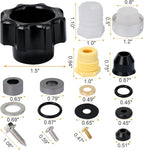 630-8500 Wall Hydrant Complete Service Kit | Compatible with Prier Outdoor Faucet Models | Premium Repair Replacement Parts with Stainless Steel & Brass Components | Leak-Proof Design | Easy DIY