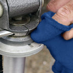 Avalon Towels Cotton Shop Rags – (Pack of 50) Size 12x14 Inches Cleaning Rags – Absorbent Shop Towels and Multipurpose Cleaning Towels for Automobiles, Industries, Garage and Homes (Blue)