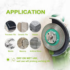 Tile Saw Blade 4" Diamond Blade 105mm for Cutting and Grinding Ceramic Tile Porcelain Marble Granite