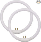 5.5 Inch Outside Diameter,T4 12W 6400K Circular Fluorescent Bulb,Replacement for Conair Round Makeup Mirror