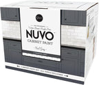 Nuvo Earl Grey Cabinet Makeover Kit - Easy DIY 7-Piece Set, Classic Charcoal, Long-Lasting Finish