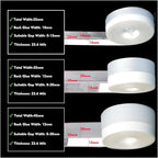 Silicone Seal Weather Stripping Tape 16.5 Feet Strip Bottom Draft Insulation Stopper Tape Weatherproof Soundproof for Door or Window Bathroom Shower Glass Gaps（45mm*5m）