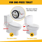 KERDE 3-Inch Water Tank Accessories Touchless Toilet Flush Kit, Automatic Toilet Flusher, Dual Flush Valve Replacement Kit, Battery Powered, One-Piece Toilet Repair,height6.7in-7.9in (3L-21CM)