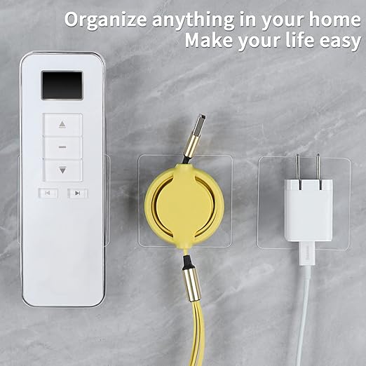 10PCS Premium Double Sided Mounting Squares Clear Tape,Heavy Duty Adhesive Pads for Pictures,Poster Hanging Strips - Strong Sticky Tack,Waterproof Adhesive for Shower,Wall Patch,Sticky Pads