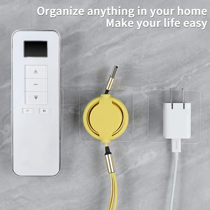 30PCS Premium Double Sided Mounting Squares Clear Tape,Heavy Duty Adhesive Pads for Pictures,Poster Hanging Strips - Strong Sticky Tack,Waterproof Adhesive for Shower,Wall Patch,Sticky Pads