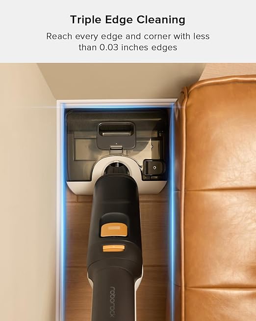 roborock F25 BX Wet Dry Vacuum Cleaner, Cordless Vacuum Mop All in One with 20000Pa, 194°F Hot Air Flash Drying & Self Cleaning, Zero-Tangle Wet Mop Cleaner for Hard Floor, 180° Lie Flat