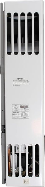 EZ 202 LPG Portable Tankless Water Heater - Propane Gas - 4 GPM - Small - Battery Powered Ignition - Digital Display - Camping - RV - Hunting