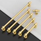 Amerdeco 10 Pack Brushed Gold Cabinet Pulls 7.5 Inch(192mm) Hole Center Drawer Pulls Cabinet Hardware Kitchen Cabinet Handles for Bathroom ZH0069