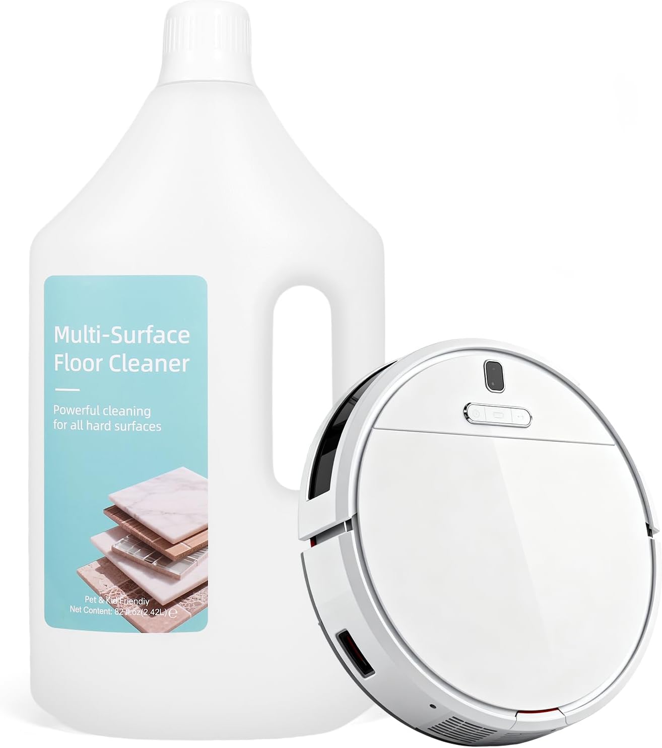 Floor Cleaning Solution,82 Fl Oz - Compatible with L10s Ultra/L20 Ultra/X50 Ultra/L10s Pro Ultra/X40 Ultra/L40 Ultra/X30 Ultra/L30 Ultra Series,Low-Foam Pet & Kid Friendly（Unscented）