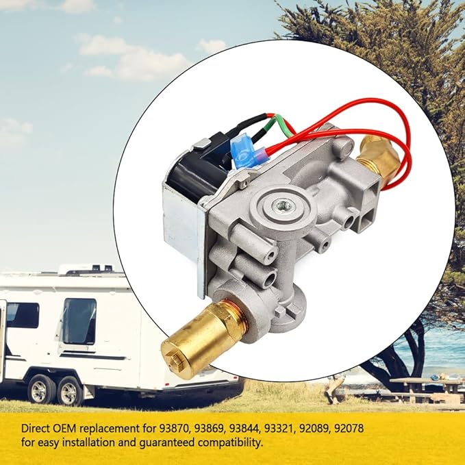 GC10A-4E RV Water Heater Gas Valve 92089 - Replacement for Atwood G10-1E, G10-3E, GC10-1E, GC10A-2E, GCH10A-3E, GC10A-3E Water Heaters, Fits Models 93844, 93870, 93321, 92078