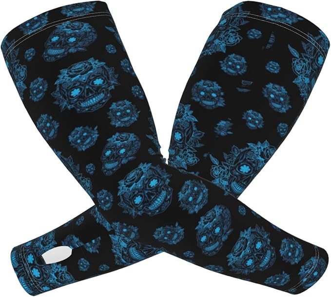 Men Women Anti-Slip Cooling Arm Sleeves Comfortable Sunshade for Summer Sports