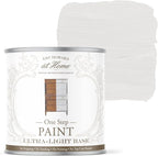 AMY HOWARD AT HOME Chalk-Based One Step Paint for Furniture, Cabinetry, Decor, Finish, and More | No Stripping, Sanding, or Priming | Ultra-Light Base | 16 Ounce | Metropolitan Grey