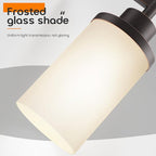 Wall Lights Over Mirror Bathroom Vanity Light Fixtures with White Frosted Glass Shade, Wall Sconces for Porch, 2 Pack Oil Rubbed Bronze T001ORB-L1-P2