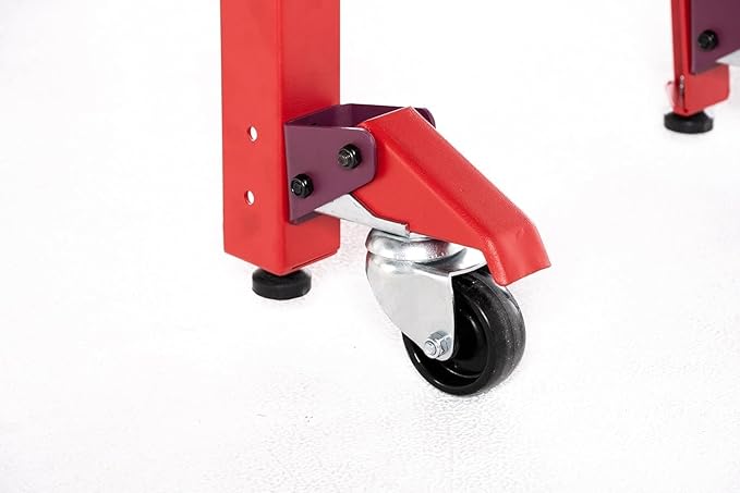 Universal Planer Stand with Wheels｜Heavy-Duty 700 lbs Tool Stand for Drill Press, Table Saw, Thickness Planer, Miter Saw｜Smooth Locking Pedal, MDF Top, Durable Metal Frame for Woodworking & Garage