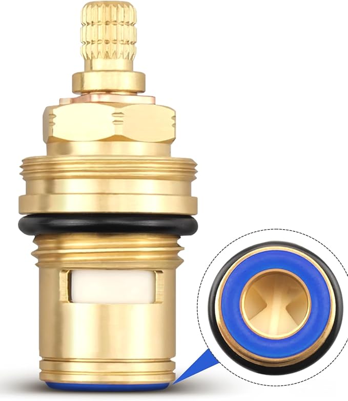 Ceramic Cartridge Assembly 013788-45 Fit for T&S Brass Faucets, Cold Ceramic Cartridge Assembly 20I-125PSI 40-140F