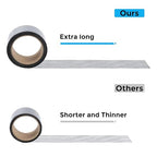 Black Window Screen Repair Tape, 4 in X 20 FT (240IN) Kit for Windows or Doors, Strong Adhesive Patch Fiberglass Mesh Repair