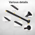 Deck Screws #10X2-1/2’’, T25 Star Torx Drive Flat Head Wood Screws, Black, 5lb