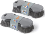 MR.SIGA Multi-Purpose Heavy Duty Scrub Brush - Pack of 2