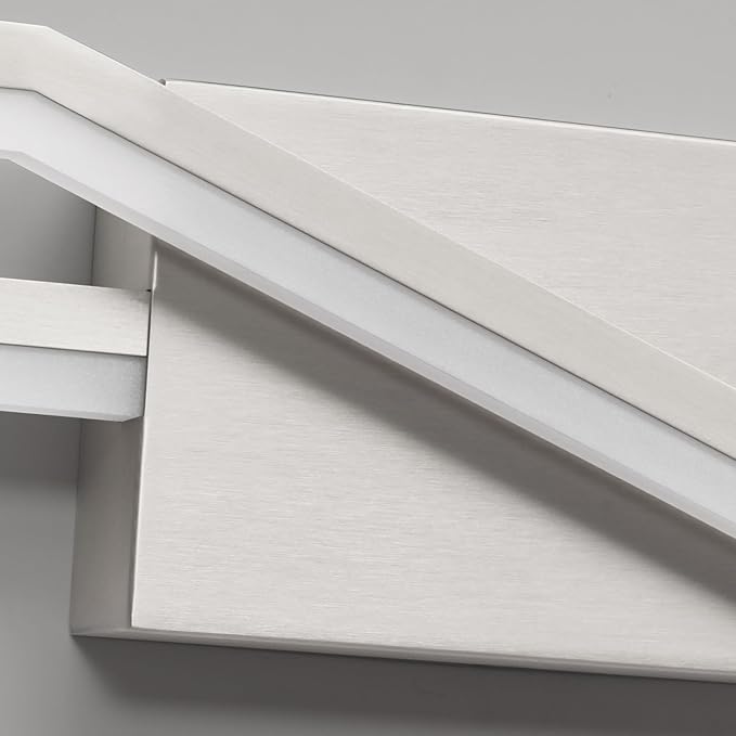 SOLFART 40 Inch Bathroom Light Fixtures Vanity Lights Over Mirror Brushed Nickel LED Light Fixtures Vanity Lights for Bathroom DIM