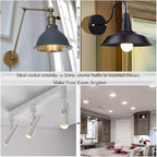 E26 Socket Extender - 6.5CM/2.56 Inch Socket Extension Adapter, 6-Pack