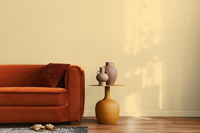 EVOLVE Paint & Primer: Environment-friendly, Low Sheen with One-coat Coverage for Interior & Exterior surfaces (Honey Yellow, 1-Gallon)