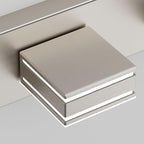 Ralbay 30inch Brushed Nickel Vanity Light for Bathroom 4-Light Metal Acrylic Modern LED Bathroom Light Fixtures