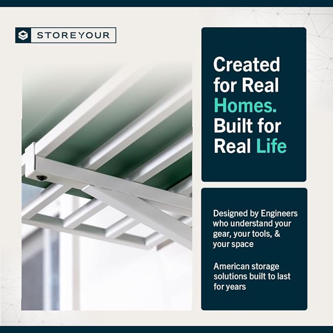 StoreYourBoard 2-Pack Heavy Duty Wall Shelves 1ft x 4ft – Wall-Mounted Garage Storage Shelving and Organization for Sheds, Closets, or Utility Rooms – Holds 200 lbs - White