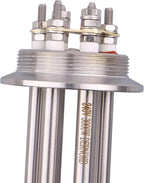 DERNORD 2 Inch Tri-Clamp 240V Water Heating Element Immersion U Type Electrical Brewing Boiler Heater (240V 3000W)