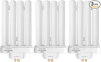 CFML27VLX Replacement Bulb for Verilux CFML27VLX 27 Watt Fluorescent Bulb, Natural Daylight,4-Pin GX10Q-4 Base, 6500K Daylight, 3 Pack