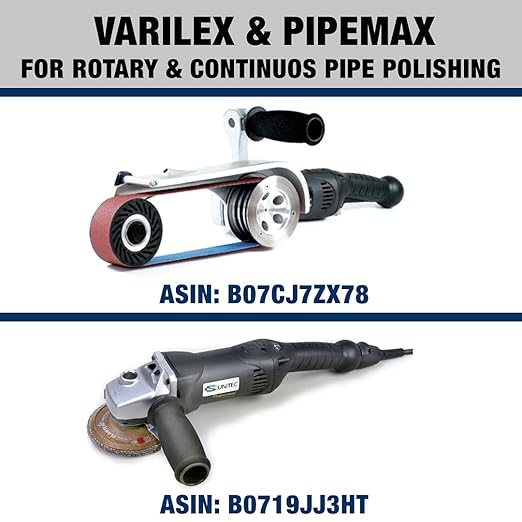 CS Unitec | PTX ECO Smart | Linear Finishing System. Surface Finishing on Stainless Steel, Aluminum, & Metals. Anti-Vibration Handle, Variable Speeds, High Torque, 7.25 Lbs - Made in Germany
