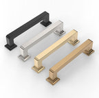 20 Pack 3.75 Inch Matte Black Cabinet Pulls - Kitchen Handles for Cabinets, Cupboards, and Drawers - Hardware