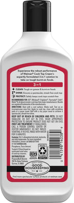 Weiman Heavy Duty Cooktop Polish & Stainless Steel Wipes - Powerful Appliance Kitchen Cleaning Kit - Packaging May Vary