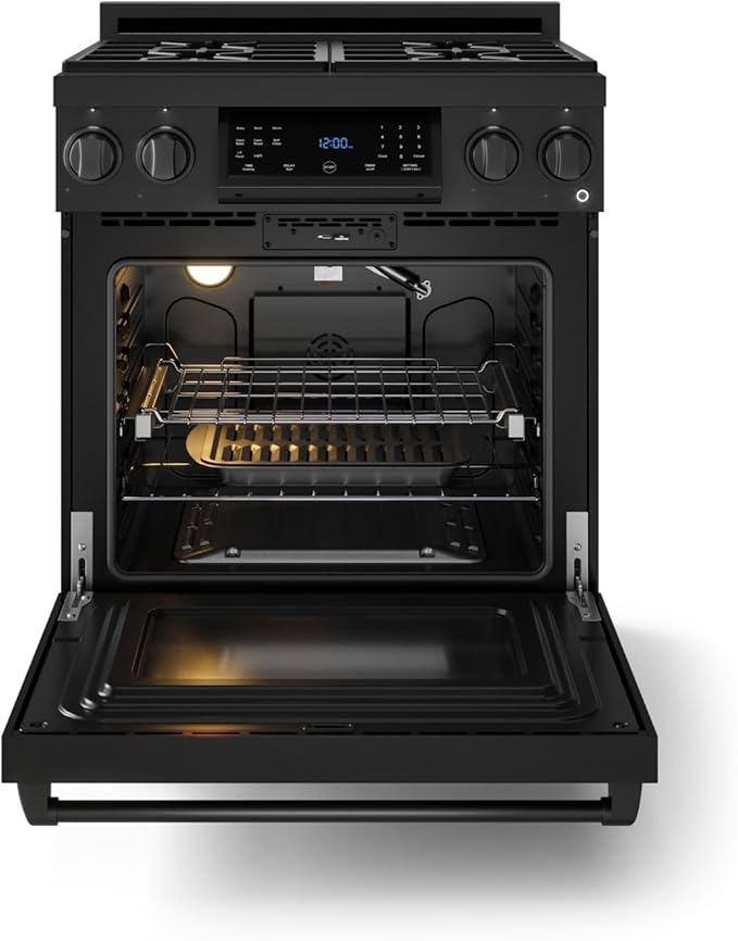 Gordon Ramsay by THOR Kitchen 30 Inch Professional Gas Range with Tilt Panel Touch Control in Black