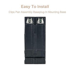 2 Pole 20 Amp Circuit Breaker Plug on Mount Standard Miniature Circuit Breaker Thermal Magnetic Protection, 10KA 120/240V