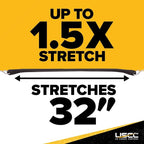 US Cargo Control 21 Inch Rubber Bungee Cords with S-Hooks (50 Pack), 32 Inch Stretch, Rubber Tarp Straps with Hooks for Flatbed Tarps, Trailers, Tarp Covers, Motorcycles, Cargo, Canopies, and More