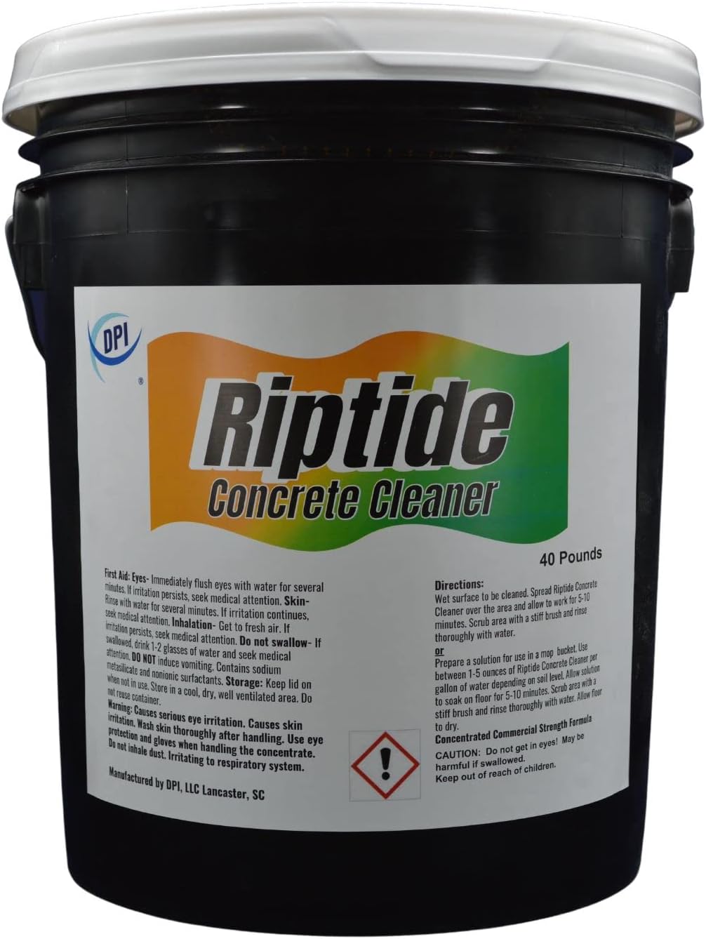 DPI Riptide Concrete Floor Cleaner, Powder Concentrate