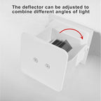 2 PCS 12W Outdoor Sconces Wall Lights LED Exterior/Interior Up and Down Lights IP65 Waterproof Modern Outdoor Lighting Fixtures Square Aluminum Exterior Wall Mount Light White 4000K Natural Lights